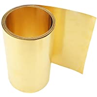 SOFIALXC Latón Metal Hoja Delgada Lámina De Placa Rollo 100mmX3000mm-Thickness 0.1mm